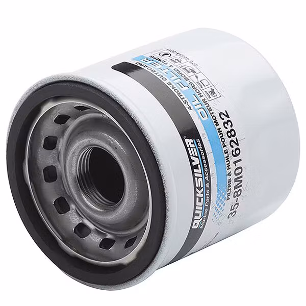 Quicksilver 8M0162832 Oljefilter till utvalda Mercury 9,9-30 hk utombordare
