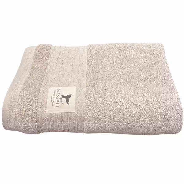 Mb sea &salt badehåndklæder beige 180 x 100 cm