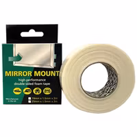 Psp stærk dobbeltklæbende skumtape 19 x 1,5 mm 2 meter lang