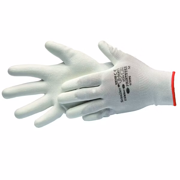 Malerhandsker hvid str l/9