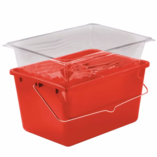 Rektangulärt målarhinks‑inlägg - 5 st.