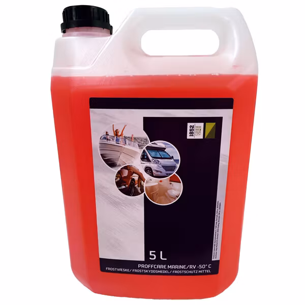1852 proffcare marine/rv frostvæske –50 °c 5l