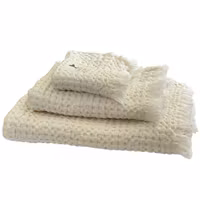 Mb sea &salt badehåndklæder ecru 3 stk 30x50 - 50x100 - 70x140 cm