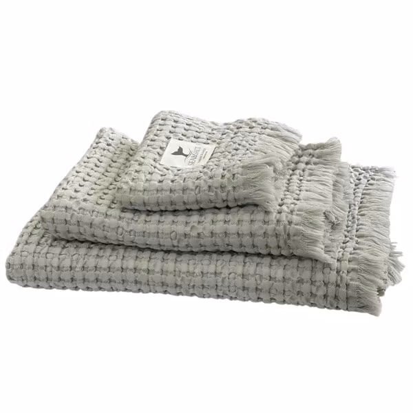 Mb sea &salt håndklæder frotté beige 3 stk 30x50 - 50x100 - 70x140 cm