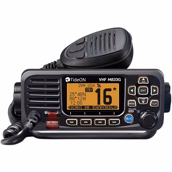 Tideon VHF M83G, fast, med GPS/DSC