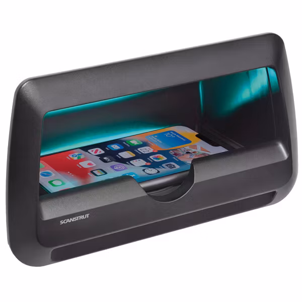 Scanstrut cove led - trådløs 15w lader, vandtæt 12/24v - telefon luge