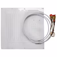 Isotherm plade fordamper 350 x 130mm med koblinger til 1283014