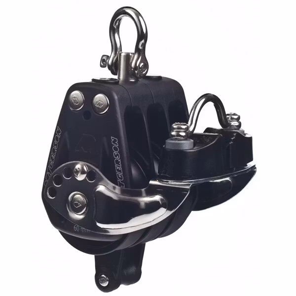 Rutgerson Trippelblock med Skotlås och Hundsvott 35 mm