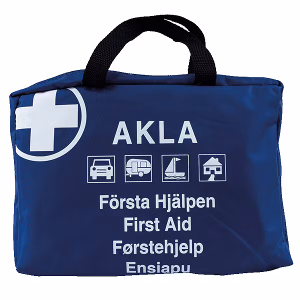 Førstehjælp marine kit i taske