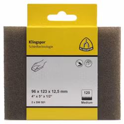 Klingspor slibesvampe p120 2 stk