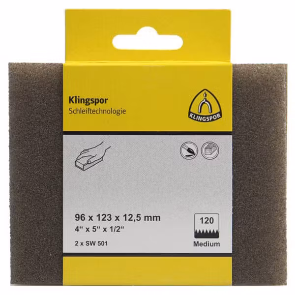 Klingspor slibesvampe p220 2 stk