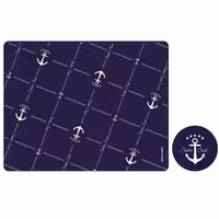 Mb sailor pvc dækkeserviet 6 stk 45 x 30 cm