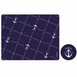 Mb sailor pvc dækkeserviet 6 stk 45 x 30 cm