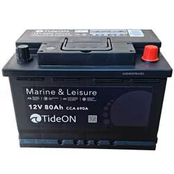 TideON combi mf batteri 12v 80ah