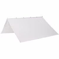 Nettuno cagnaro bom solsejl 160x160cm l-275cm hvid