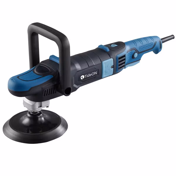 Tideon prof polermaskine, dobbelt gear, ø180mm 200-2100/min 230v