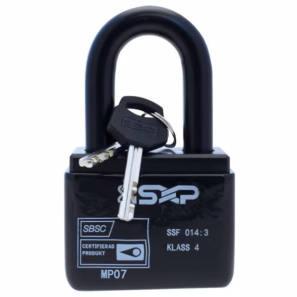 SXP hänglås MP07 14mm låsbygel, klass 4