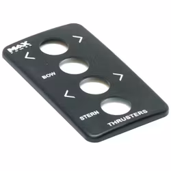 Max Power svart skydd för panel med dubbla joystickar 1441380