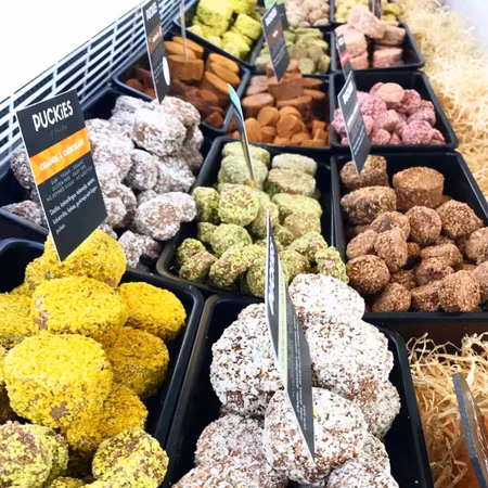 Stora Fika-bites, Mintchoklad 4 x 30g, EKO