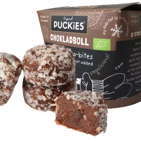 Fika-bites, Chokladboll 21 x 8g, EKO