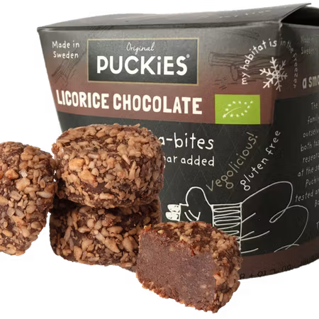 Fika-bites, Lakrits/Choklad 21 x 8g, EKO