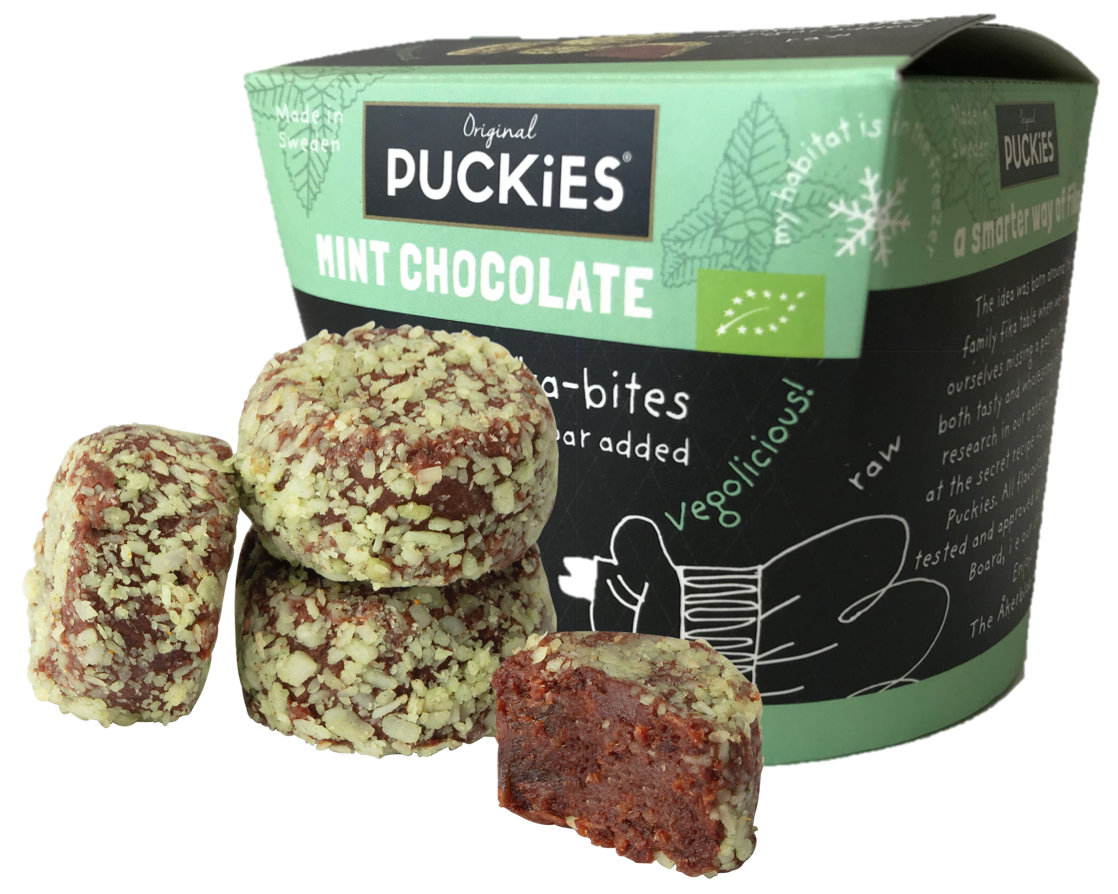 Fika-bites, Mintchoklad 21 x 8g, EKO