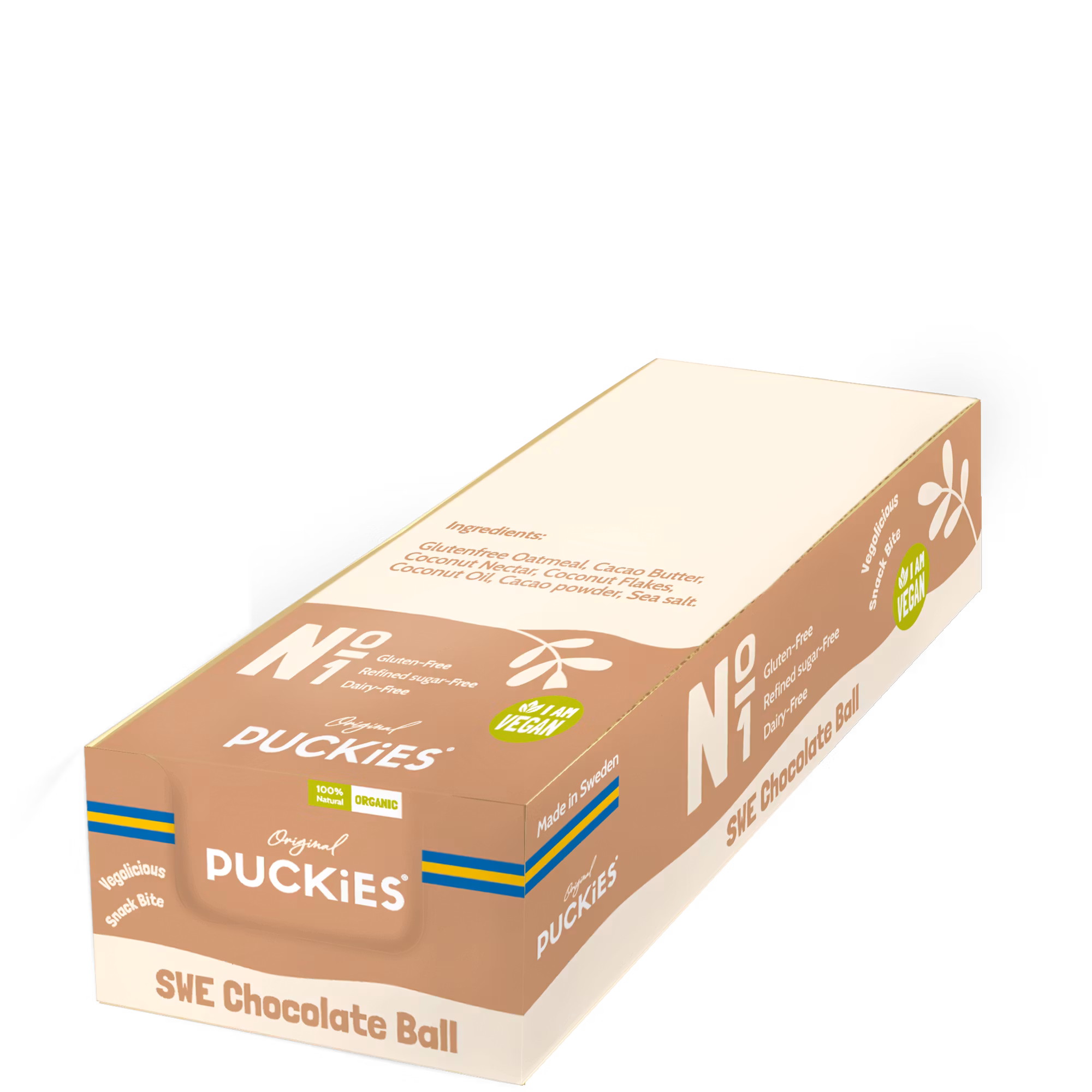 Snack Bite Chokladboll 14 x 30g, EKO