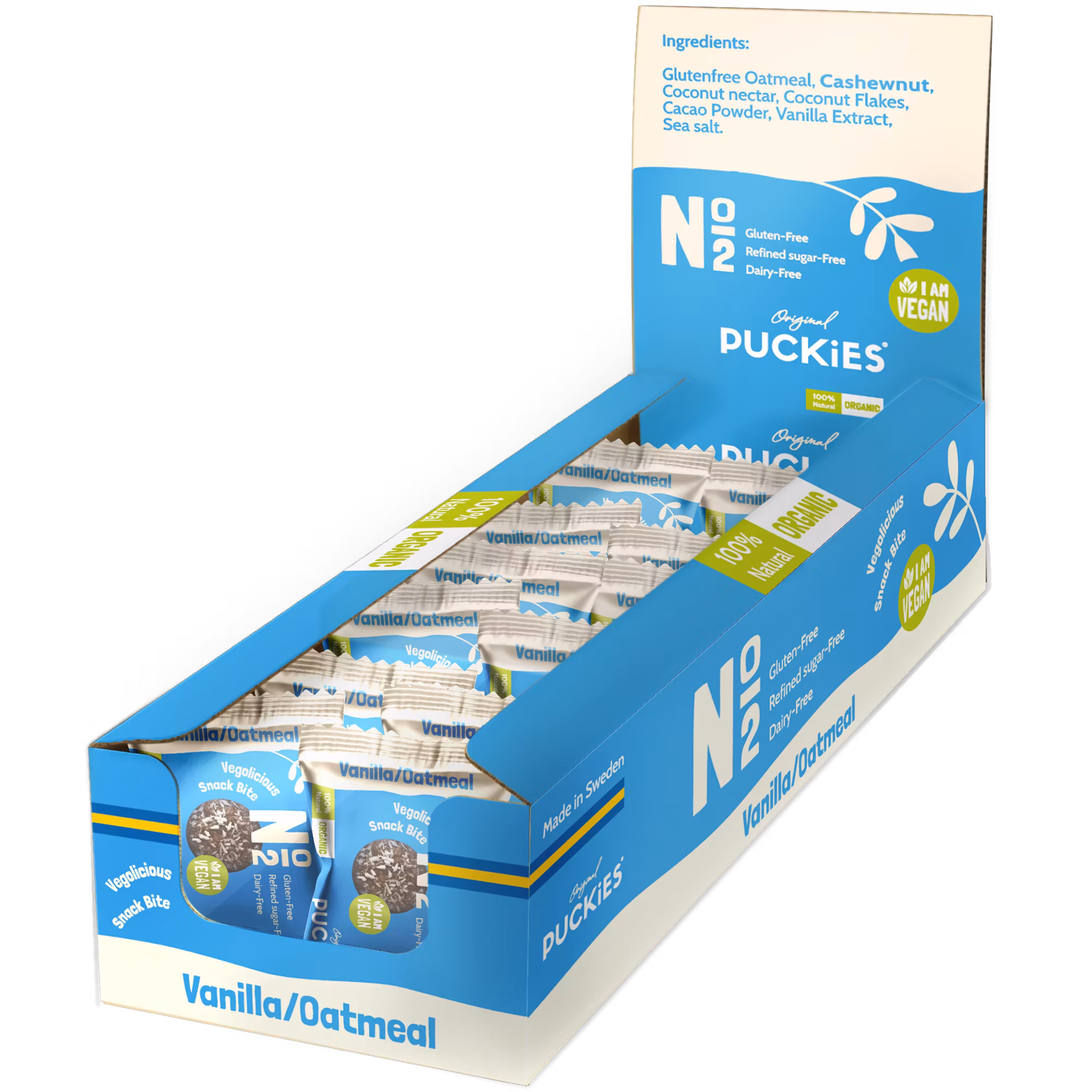 Snack Bite Havreboll 14 x 30g, EKO