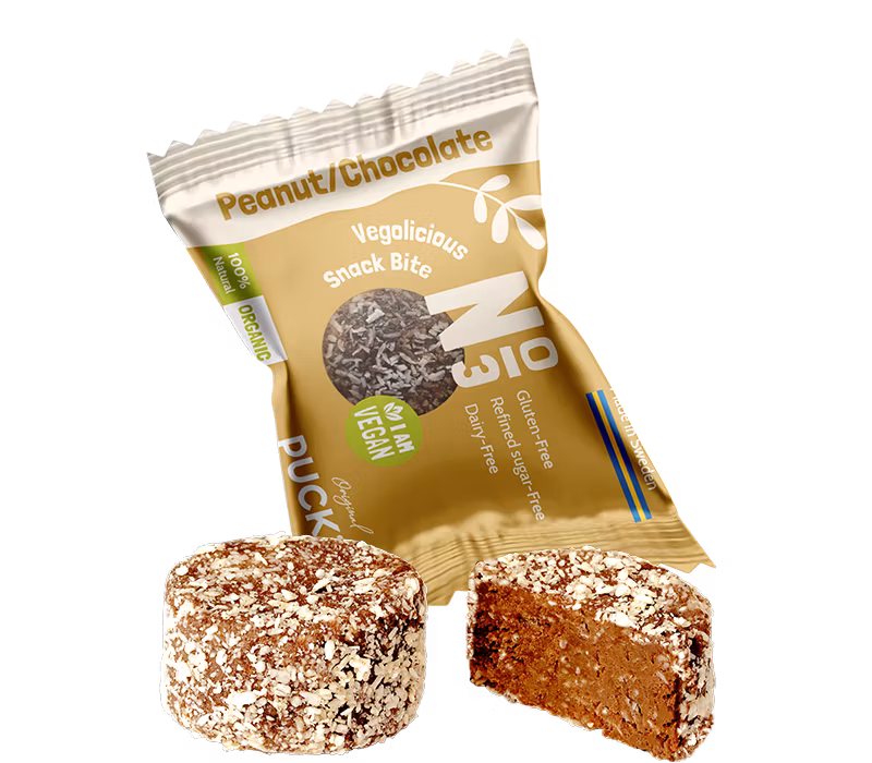 Snack Bite Jordnöt/Choklad 14 x 30g, EKO
