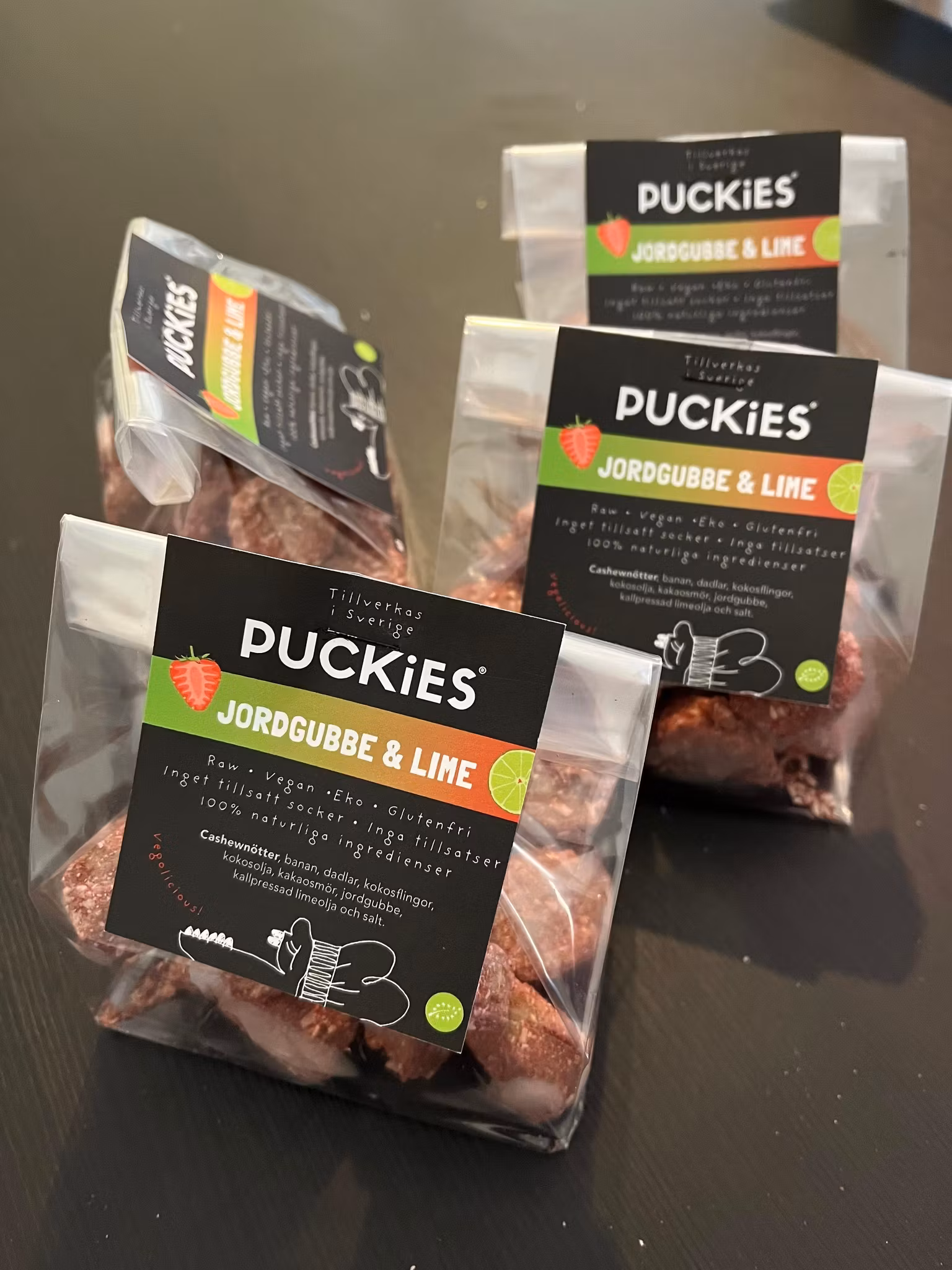 Fika Bites, Jordgubb/Lime 20 x 8g, EKO