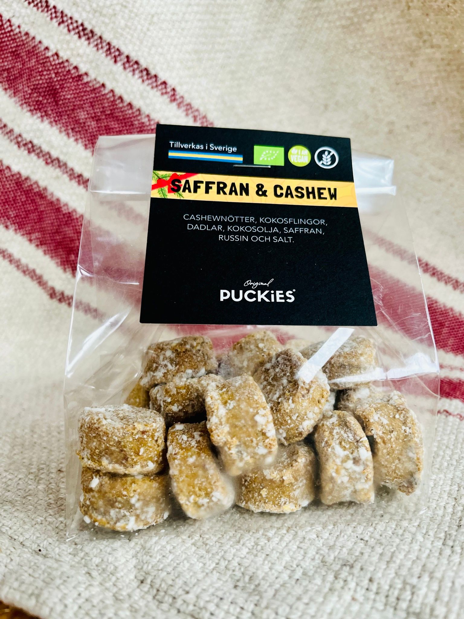 Fika-bites, Lussebulle 20 x 8g, EKO