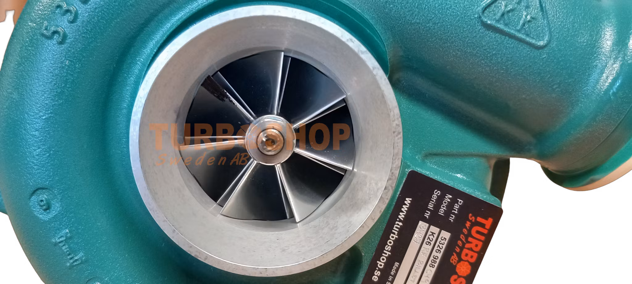 53269706497 / 53269886497 Volvo Penta 861260 specialturbo"Billet upgrade" ( Bytesturbo ) ( Rostfri hylsa )