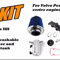 Air-kit "STAGE IIII" Volvo Penta 31-41 A-B motorerna ( inkl catch tank + luftfilter )