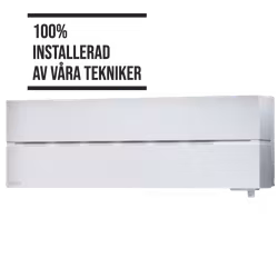 Luftvärmepump Mitsubishi Electric Hero LN35 Vit. Komplett med installation