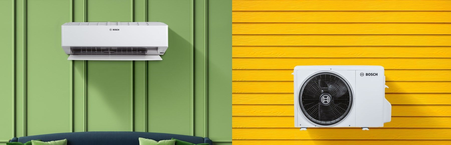 Luftvärmepump Bosch Climate 6100i 6,5 kW komplett med installation