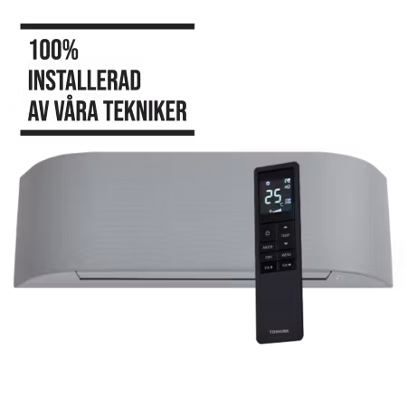 Luftvärmepump Toshiba Haori 25 komplett