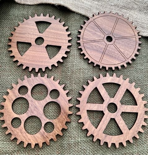 Glasunderlägg Gear