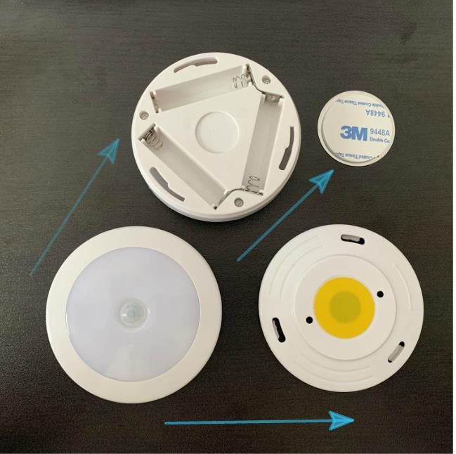 Natt/Mörkerlampa - Rörelsesensor - Led