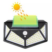 Utebelysning - Solceller - Rörelsesensor - 100 Led 60 W -