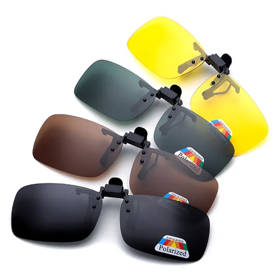 Clip on/Flip Up - Polarized -  2 olika storlekar -
