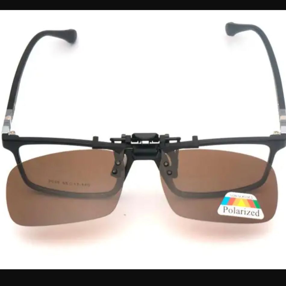 Clip on/Flip Up - Polarized -  2 olika storlekar -