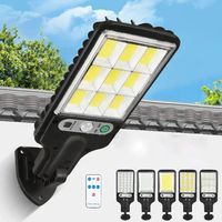 Fasad Gatulampa - Solceller - Rörelsesensor - 50 W -