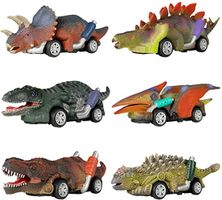Dinosaurie Bilar Pull Back (3 Pack - 6 Pack)