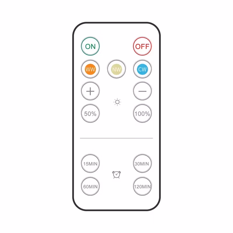 Nattlampa/Myslampa - Led/4- Fjärrkontroll -