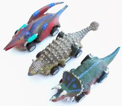 Dinosaurie Paket - Bilar - Pull Back - 5 st -