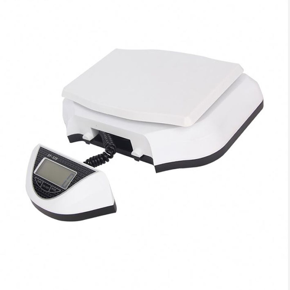 Paketvåg 25 kg - Adapter ingår - (SVART)