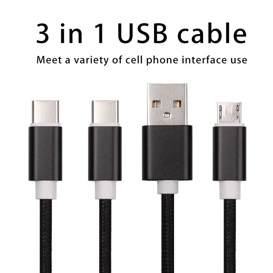 Mobil Laddare 3 in 1 5 W - Nyckelring -