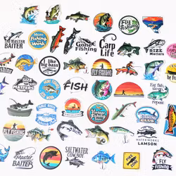 Flugfiske-Sportfiske dekaler - Klistermärken (50-60 st) - NYHET -
