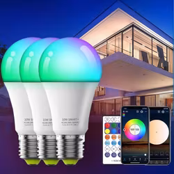 Smart Glödlampa LED (3 - Pack)