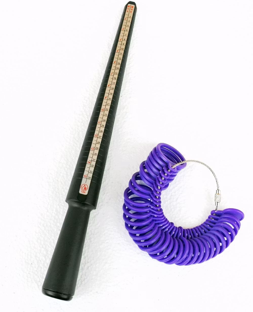 Ringstock + Ringmått Hårdplast